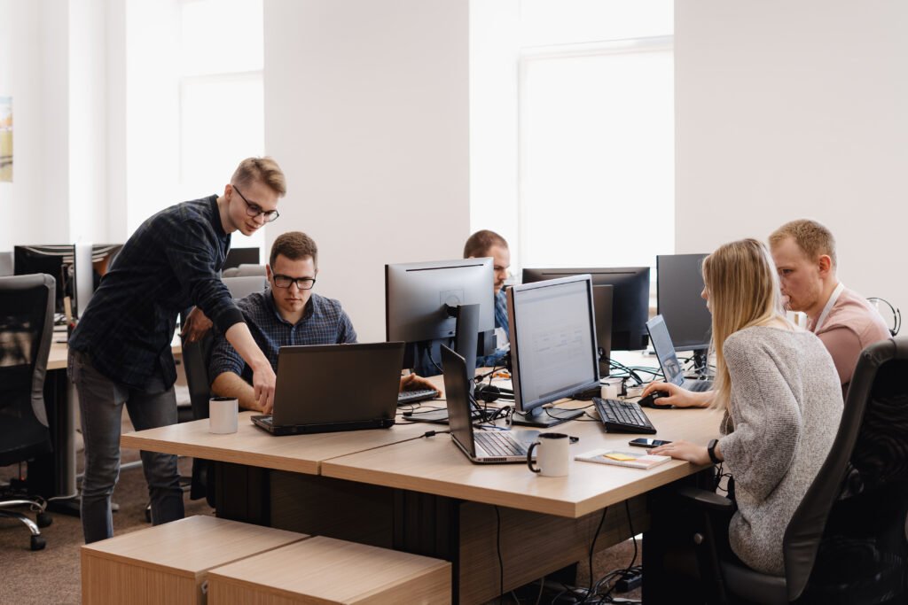 business people working in the office